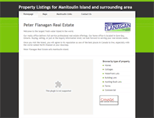 Tablet Screenshot of peterflanaganrealestate.com